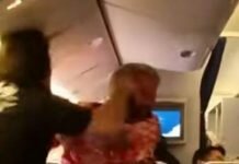 Pelea a puñetazos a bordo de un avión que iba a volar entre Tokio y Los Ángeles