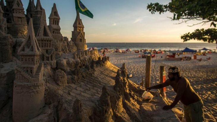 Vive en castillo de arena